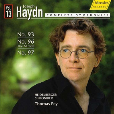 하이든: 교향곡 93, 96 & 97번 (Haydn: Symphonies Nos.93, 96 & 97)(CD) - Thomas Fey