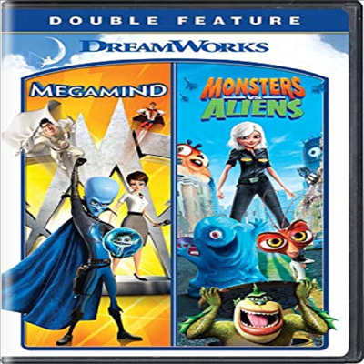 Megamind / Monsters vs. Aliens (메가마인드 / 몬스터 vs 에이리언)(지역코드1)(한글무자막)(DVD)