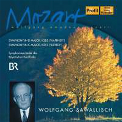 모차르트 : 교향곡 35번 '하프너' & 41번 '주피터' (Mozart : Symphony No.35 & 41)(CD) - Wolfgang Sawallisch