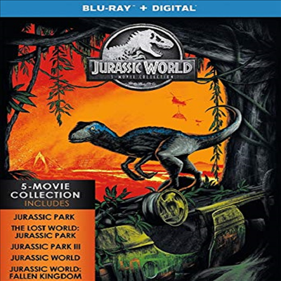 Jurassic World: 5-Movie Collection (쥬라기 월드 5무비 컬렉션)(한글무자막)(Blu-ray)