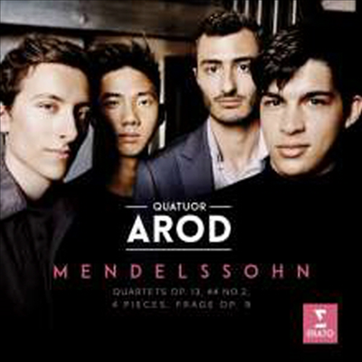 멘델스존: 현악 사중주 2 &amp; 4번 (Mendelssohn: String Quartets Nos. 2 &amp; 4)(CD) - Quatuor Arod