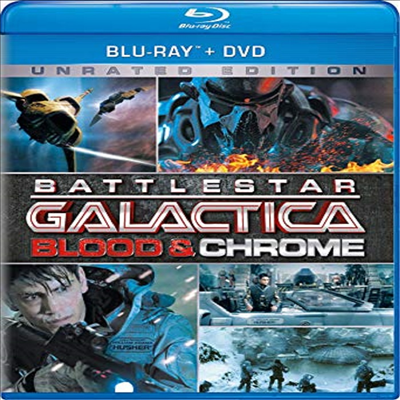 Battlestar Galactica: Blood &amp; Chrome (Unrated Edition) (배틀스타 갤럭티카: 블러드 앤 크롬)(한글무자막)(Blu-ray+DVD)