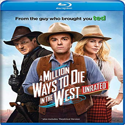 Million Ways To Die In The West (Unrated) (밀리언 웨이즈)(한글무자막)(Blu-ray)