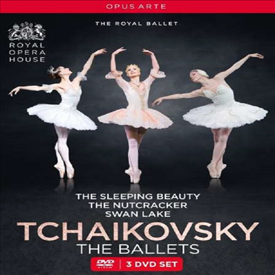 차이코프스키: 발레 작품집 - 백조의 호수, 잠자는 숲속의 미녀 & 호두까기 인형 (Tchaikovsky: The Ballets - Swan Lake, Sleeping Beauty & The Nutcracker) (3DVD Boxset) (2018)(DVD) - Boris Gruzin