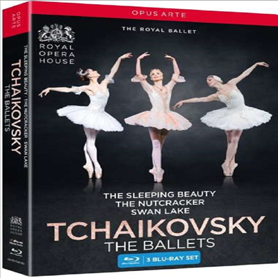 차이코프스키: 발레 작품집 - 백조의 호수, 잠자는 숲속의 미녀 & 호두까기 인형 (Tchaikovsky: The Ballets - Swan Lake, Sleeping Beauty & The Nutcracker) (3Blu-ray Boxset) (2018)(Blu-ray) - Boris Gruzin