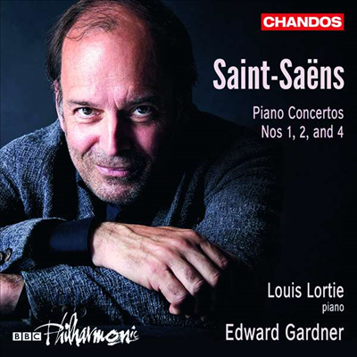 생상스: 피아노 협주곡 1, 2 &amp; 4번 (Saint-Saens: Piano Concertos Nos.1, 2 &amp; 4)(CD) - Louis Lortie