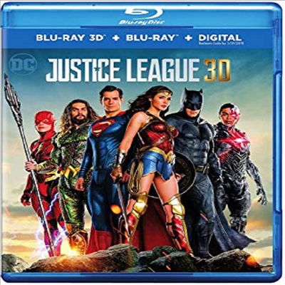 Justice League (저스티스 리그) (2017)(한글무자막)(3D Blu-ray)