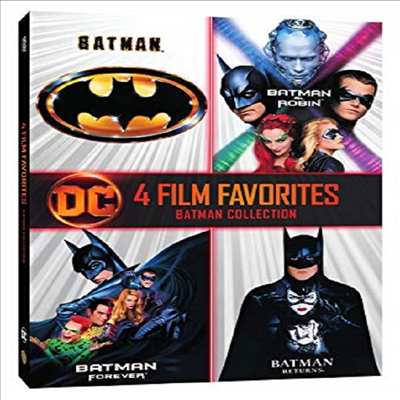 4 Film Favorites: Batman Collection (배드맨 컬렉션)(지역코드1)(한글무자막)(DVD)