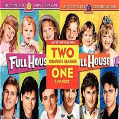 Full House: The Complete Seasons 1 &amp; 2 (풀 하우스 시즌 1.2)(지역코드1)(한글무자막)(DVD)