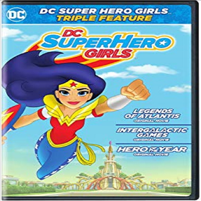 DC Super Hero Girls Triple Feature (DC 슈퍼 히어로 걸스)(지역코드1)(한글무자막)(DVD)
