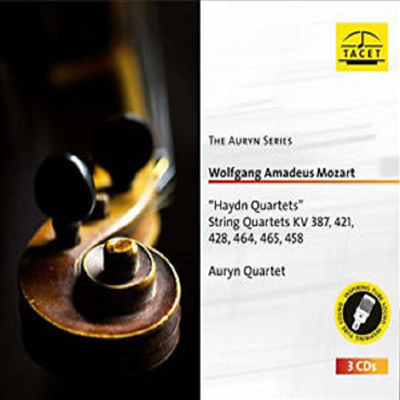 모차르트: 현악 사중주 14 - 19번 &#39;하이든 현악 사중주&#39; (Mozart: String Quartets Nos.14 - 19 &#39;Haydn&#39;) (3CD) - Auryn Quartet