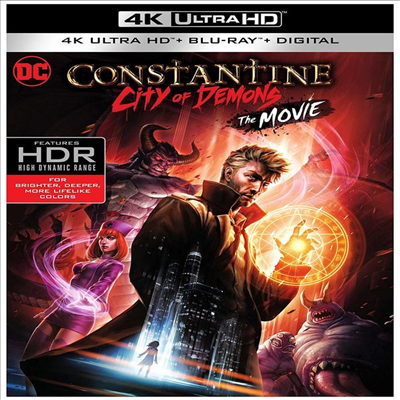 Constantine: City Of Demons - The Movie (콘스탄틴: 악마들의 도시) (2018) (한글무자막)(4K Ultra HD + Blu-ray + Digital)