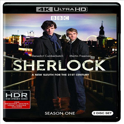 Sherlock: Season One (셜록: 시즌 1) (2010) (한글무자막)(4K Ultra HD + Blu-ray)