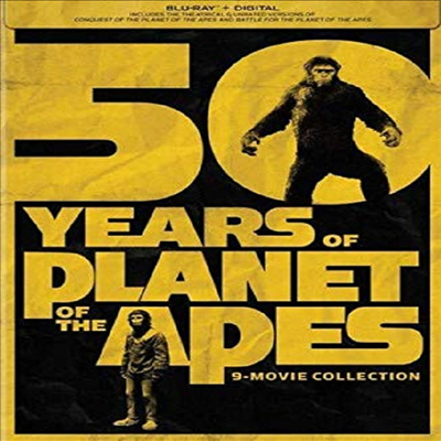 Planet Of The Apes 9-Movie Collection (혹성 탈출)(한글무자막)(Blu-ray)