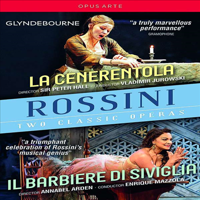 로시니: 오페라 &#39;신데렐라&#39; &amp; &#39;세빌리아의 이발사&#39; (Rossini: Opera &#39;La Cenerentola&#39; &amp; &#39;Il barbiere di Siviglia&#39;) (한글자막)(3DVD Boxset) (2018)(DVD) - Vladimir Jurowski