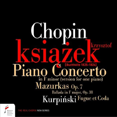 쇼팽: 피아노 협주곡 2번 - 피아노 독주반 (Chopin: Piano Concerto No.2 - for One Piano)(CD) - Krzysztof Ksiazek