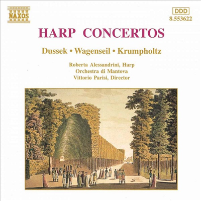 두세크, 크룸포르츠 & 바겐자일: 하프 협주곡 (Dussek, Krumpholtz & Wagenseil: Harp Concertos)(CD) - Roberta Alessandrini