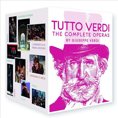 베르디 오페라 전곡 (Tutto Verdi - The Complete Operas) (한글자막)(27 Blu-ray Boxset) (2018)(Blu-ray) - 여러 아티스트