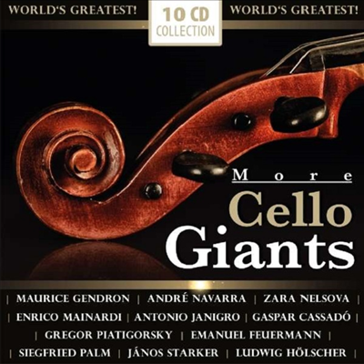 10인의 거장 첼리스트 (More Cello Giants) (10CD Boxset) - 여러 아티스트