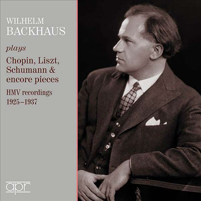 빌헬름 박하우스 - HMV 레코딩 (Wilhelm Backhaus - HMV Recordings 1925-1937) (2CD) - Wilhelm Backhaus