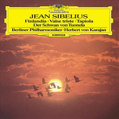 시벨리우스: 핀란디아, 우울한 왈츠, 타피올라, 투오넬라의 백조 (Sibelius: Finlandia, Valse Triste, Tapiola, The Swan Of Tuonela) (Ltd. Ed)(Single Layer)(SHM-SACD)(일본반) - Herbert Von Karajan