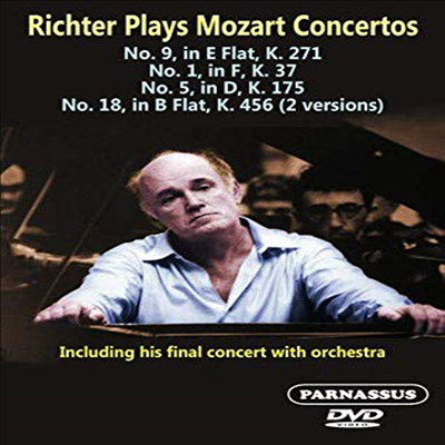 모차르트: 피아노 협주곡 1, 5, 9, 18번 (Richter Plays Mozart Concertos)(DVD) - Sviatoslav Richter