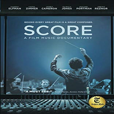 Score: A Film Music Documentary (스코어: 영화음악의 모든 것) (지역코드1)(한글무자막)(DVD-R)