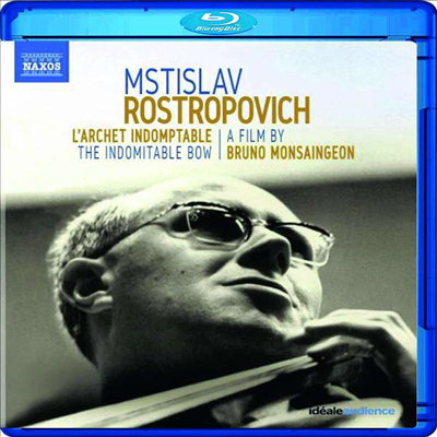 브루노 몽생종의 로스트로포비치 다큐멘터리 - 불굴의 활 (Rostropovich: L'archet Indomptable - The Indomitable Bow A film by Bruno Monsaingeon) (Blu-ray)(한글자막) (2018) - Mstislav Rostropovich