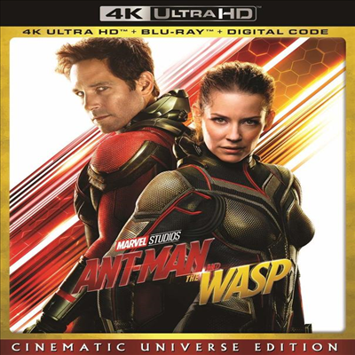 Ant-Man And The Wasp (앤트맨과 와스프) (2018) (한글무자막)(4K Ultra HD + Blu-ray + Digital Code)