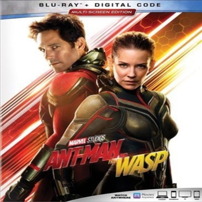 Ant-Man And The Wasp (앤트맨과 와스프) (2018) (한글무자막)(Blu-ray + Digital Code)
