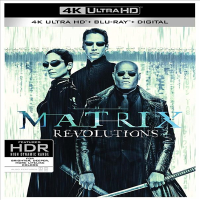 The Matrix Revolutions (매트릭스 3 - 레볼루션) (2003) (한글무자막)(4K Ultra HD + Blu-ray + Digital)