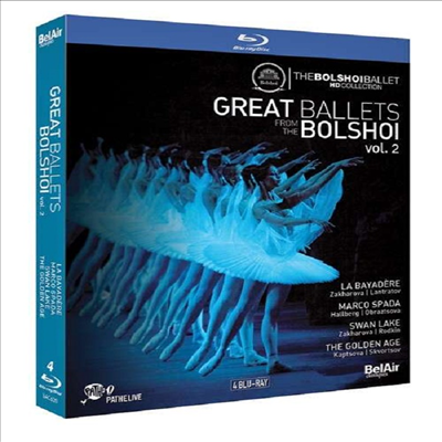 볼쇼이 발레단 - 그레이트 발레 2집(Great Ballets from The Bolshoi Vol.20) (4Blu-ray) (2018) - Bolshoi Theatre Orchestra