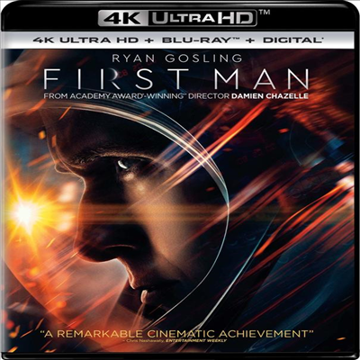 First Man (퍼스트맨) (2018) (한글무자막)(4K Ultra HD + Blu-ray + Digital)