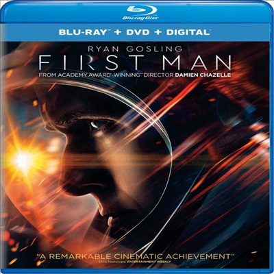 First Man (퍼스트맨) (2018) (한글무자막)(Blu-ray + DVD + Digital)