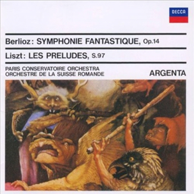 베를리오즈: 환상 교향곡, 리스트: 전주곡 (Berlioz: Symphonie Fantastique, Liszt: Les Preludes) (일본반)(CD) - Ataulfo Argenta