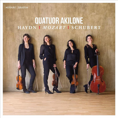 모차르트, 하이든 &amp; 슈베르트: 현악 사중주집 (Mozart, Haydn &amp; Schubert: String Quartets)(CD) - Quatuor Akilone
