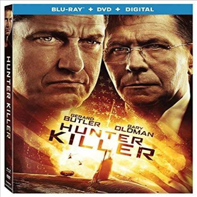 Hunter Killer (헌터 킬러) (2018) (한글무자막)(Blu-ray + DVD + Digital)