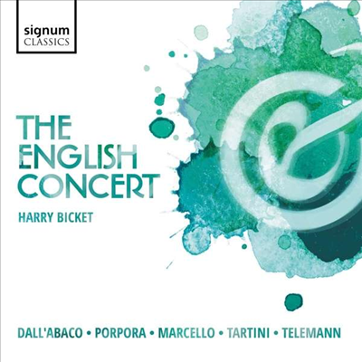 잉글리시 콘체르트 - 포르포라, 마르첼로, 타르티니 &amp; 텔레만 (English Concert - Porpora, Marcello, Tartini &amp; Telemann)(CD) - Harry Bicket