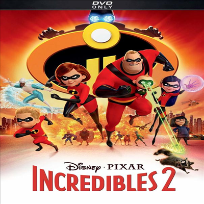 Incredibles 2 (인크레더블 2) (2018)(지역코드1)(한글무자막)(DVD)