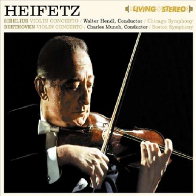 시벨리우스 & 베토벤: 바이올린 협주곡 (Sibelius & Beethoven: Violin Concertos)(Digipack)(CD) - Jascha Heifetz