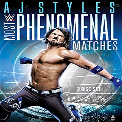 WWE: AJ Styles: Most Phenomenal Matches (WWE AJ 스타일스)(지역코드1)(한글무자막)(DVD)