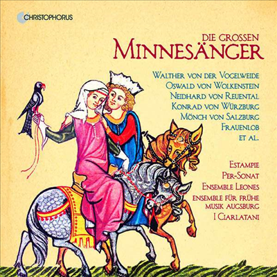 위대한 미네장 - 미네장 음악 선집 (Die Grossen Minnesanger) (11CD Boxset) - Ensemble Leones