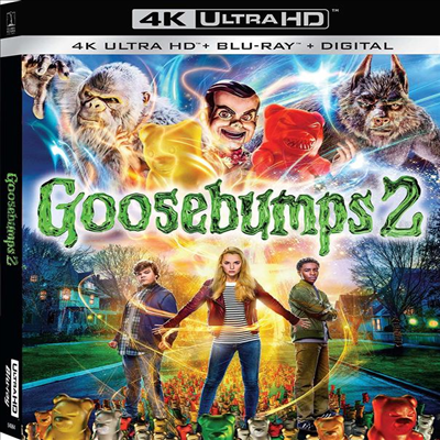 Goosebumps 2: Haunted Halloween (구스범스: 몬스터의 역습) (2018) (한글무자막)(4K Ultra HD + Blu-ray + Digital)