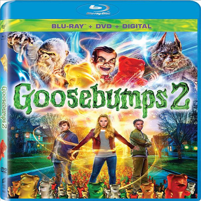 Goosebumps 2: Haunted Halloween (구스범스: 몬스터의 역습) (2018) (한글무자막)(Blu-ray + DVD + Digital)