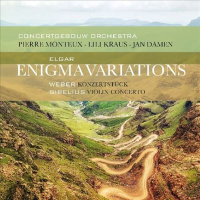 엘가: 수수께끼 변주곡 &amp; 시벨리우스: 바이올린 협주곡 (Elgar: Enigma Variations Op.36 &amp; Sibelius: Violinkonzert Op. 47)(CD) - Pierre Monteux