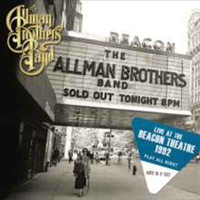 Allman Brothers Band - Play All Night: Live At The Beacon Theatre 1992 (2CD)