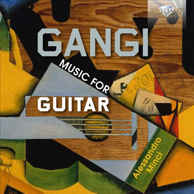 마리오 강기: 기타 작품집 (Mario Gangi: Works for Guitar)(CD) - Alessandro Minci