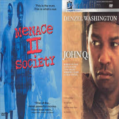 Menace II Society / John Q (사회에의 위협 / 존 큐)(지역코드1)(한글무자막)(DVD)