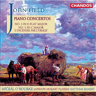 존 필드: 피아노 협주곡 3 & 5번 (John Field: Piano Concertos Nos.3 & 5)(CD) - Miceal O'Rourke