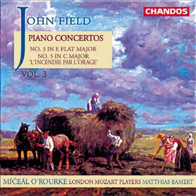 존 필드: 피아노 협주곡 3 &amp; 5번 (John Field: Piano Concertos Nos.3 &amp; 5) (미개봉)(CD) - Miceal O&#39;Rourke